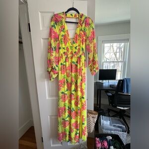 Asos design neon maxi